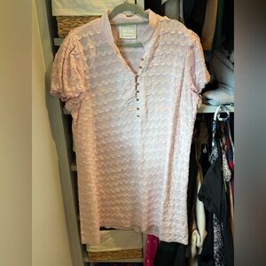 Sail to Sable Rick ric rac, dress size, large, pink